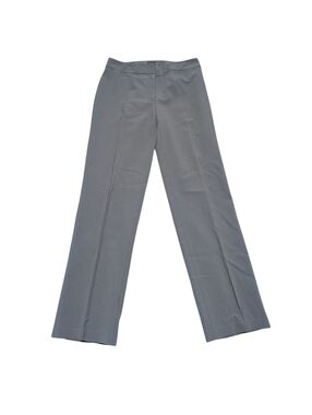 EILEEN FISHER Women's Gray Classic Straight-Leg Pleated Dress Pants (XS)